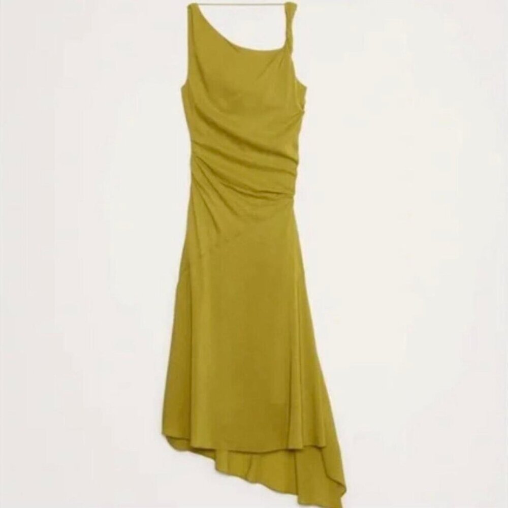 NWT Banana Republic Crepe Twist-Shoulder Dress size 10